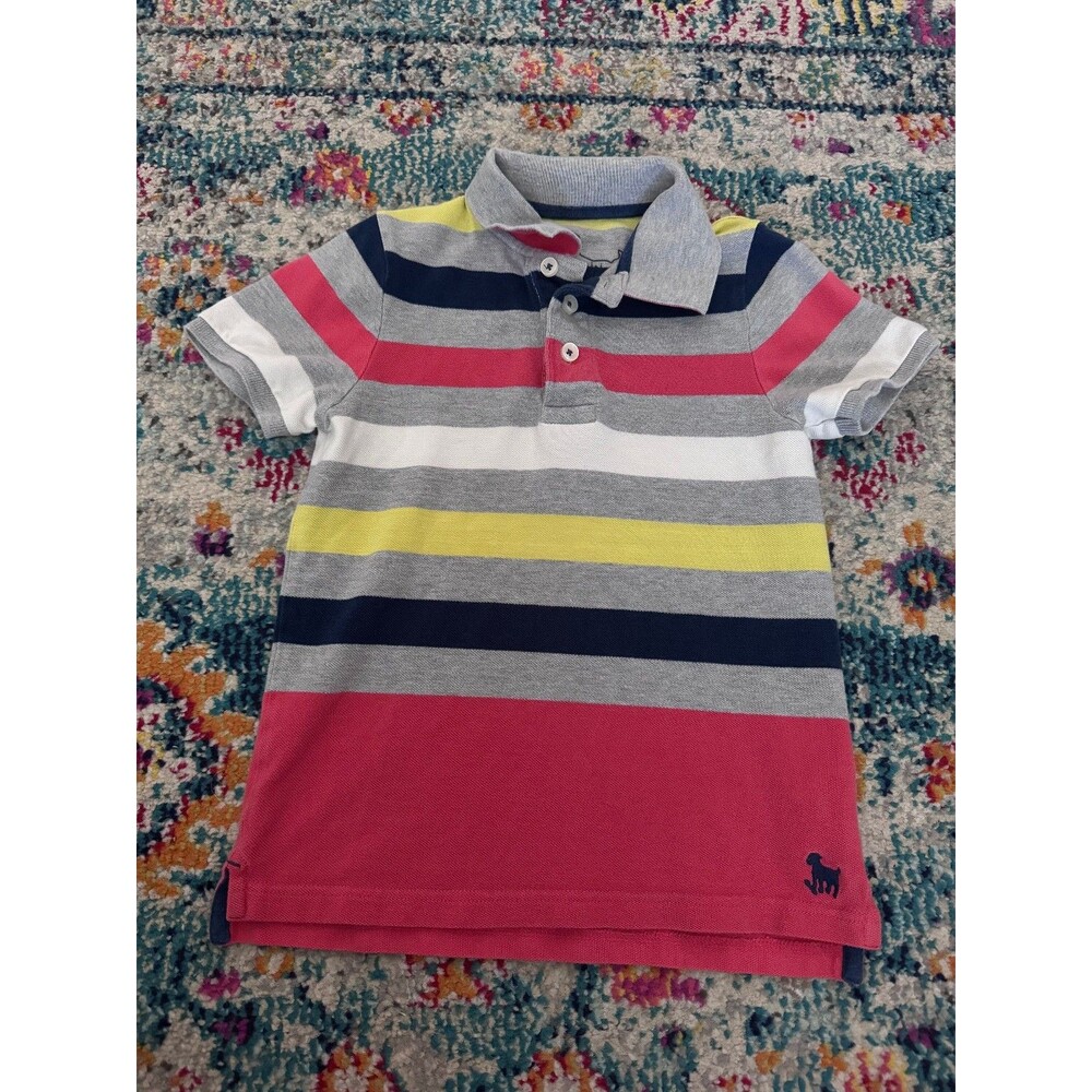 Mini‎ Boden Boys Striped Polo Shirt Size 6